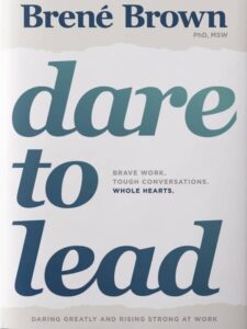 Dare to lead - Brené Brown book cover